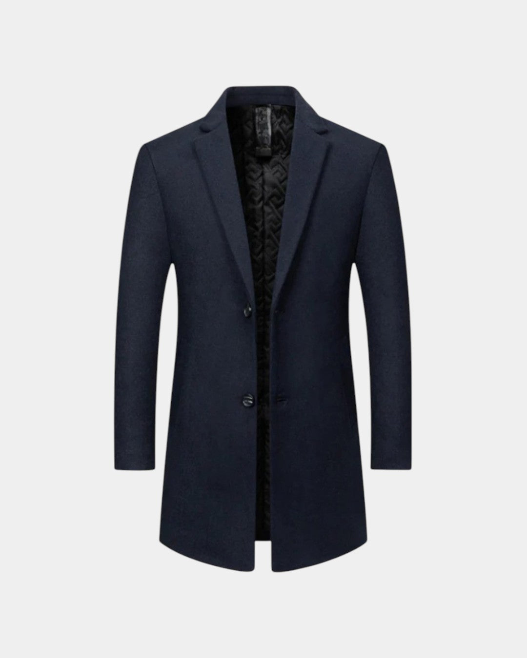 Wool Blend Formal Overcoat