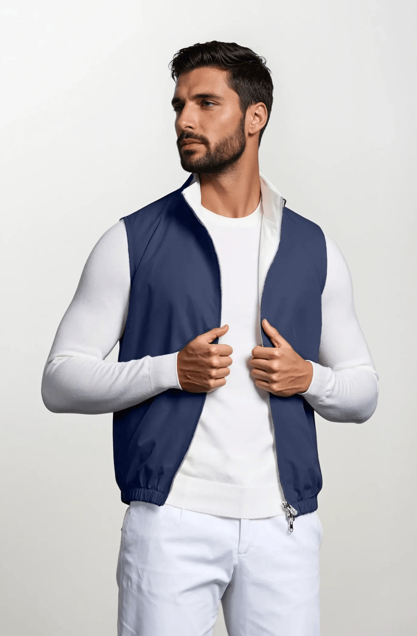 Zip-Up Sleeveless Bodywarmer